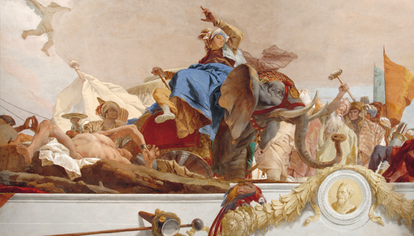 Deckenfresko von Tiepolo